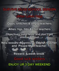 Survive schoo