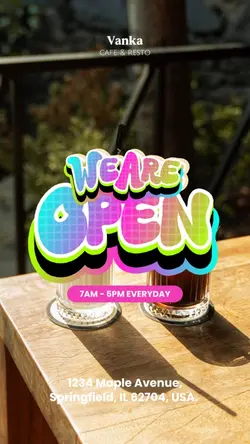 We Are Open