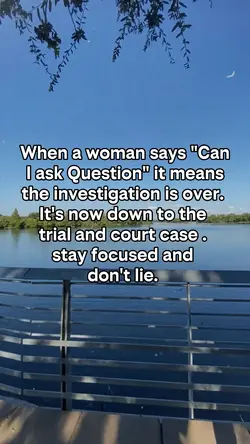 When a woman says