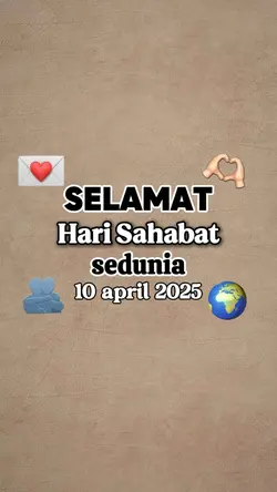 hari sahabat sedunia