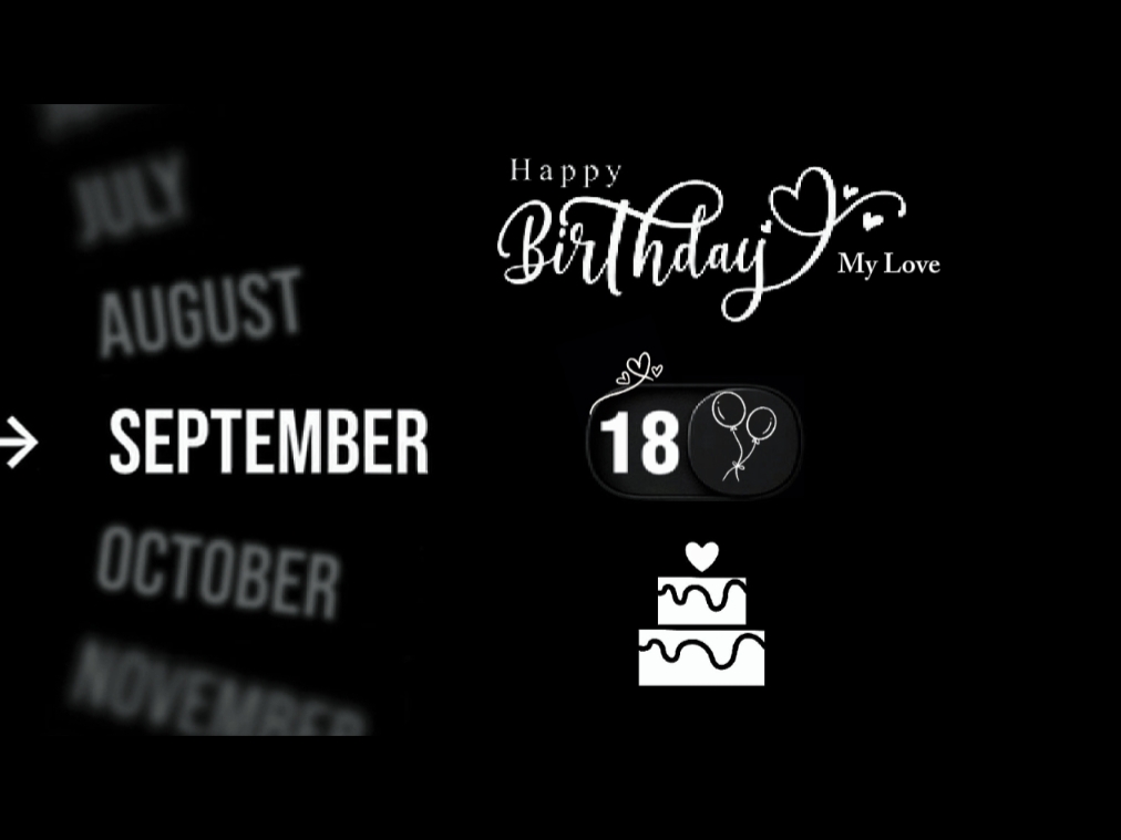 ULANG TAHUN CINTA SAYA SEPT 17