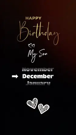 BIRTHDAY MY SON