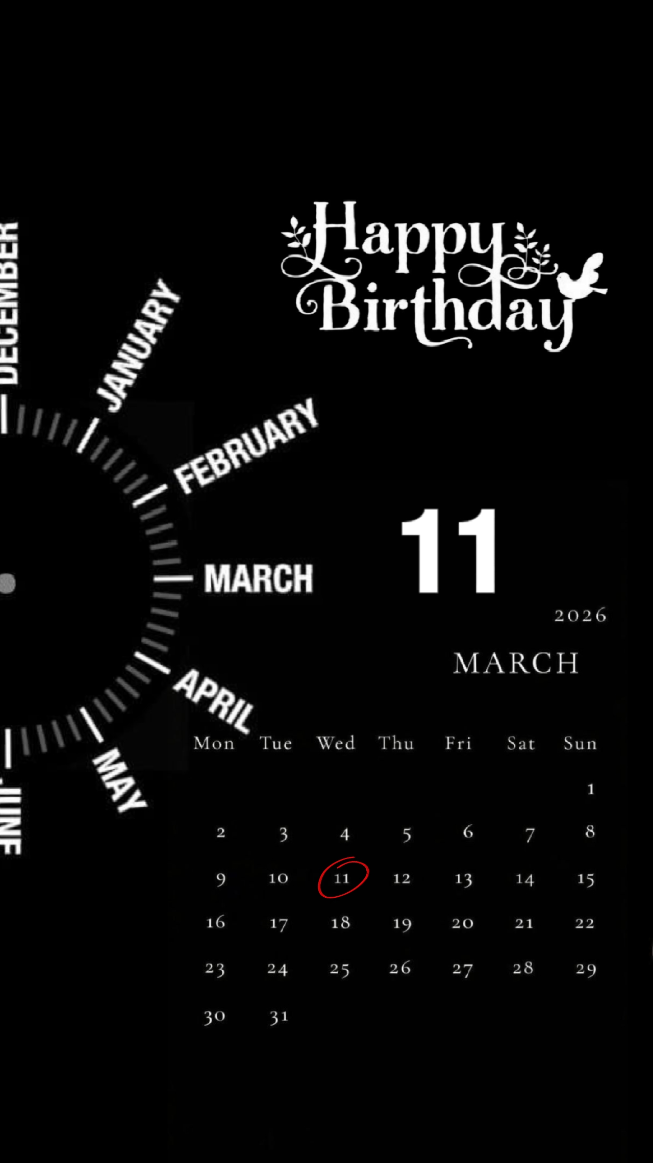 HBD 11 MARCH 