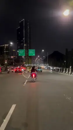 ngerokok nya deras
