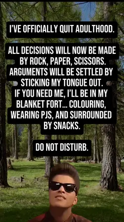 Quit adulthood 
