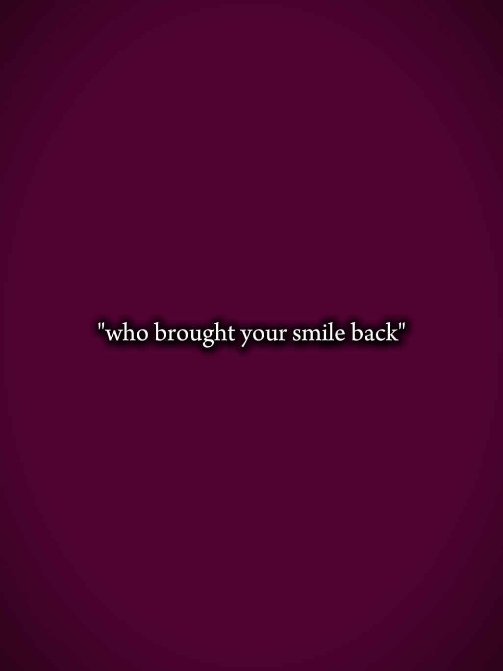 who brought ur smile