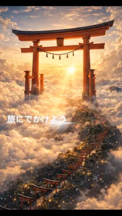 神秘的で和風な動画⛩🌸🦊シーン展開も🎶