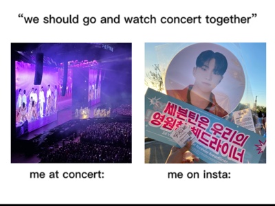 Yo en el concierto