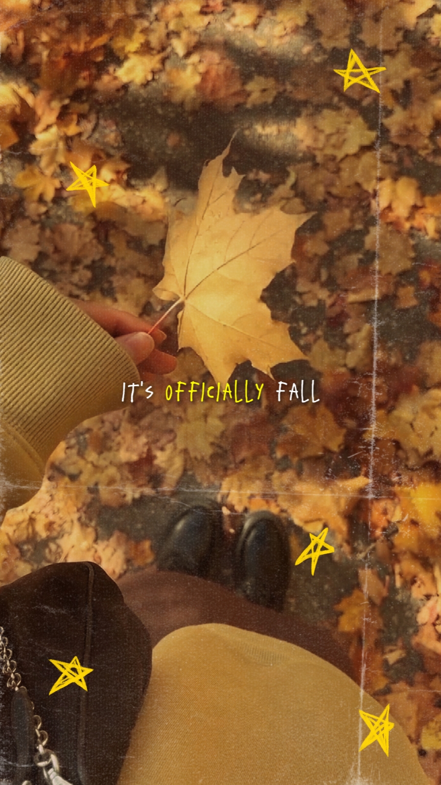 c'est officiellement l'automne