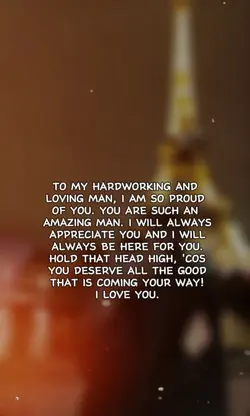 TO MY MAN