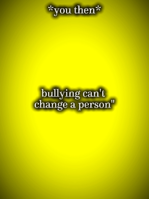 Bullying muda você 
