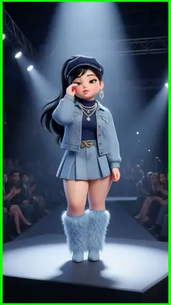 Cute lady dancing