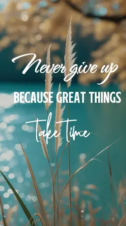 never give up