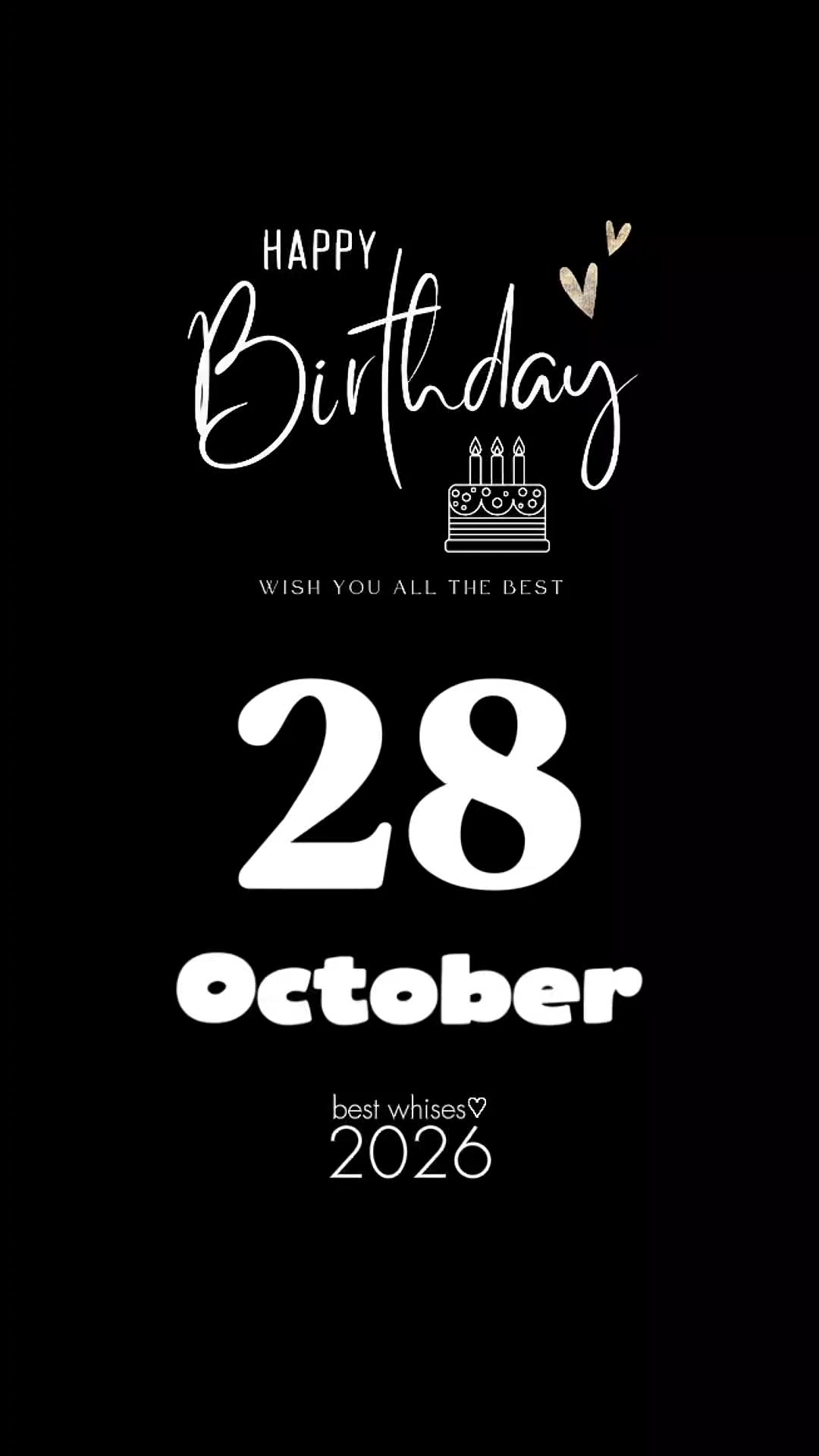 hbd 28 october 
