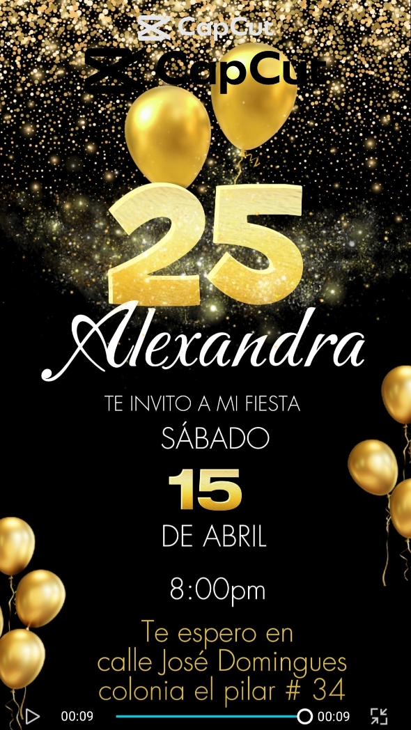 Convite Cumpleaño