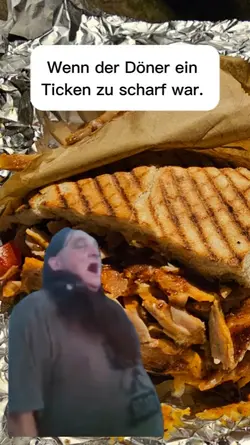 zu scharf