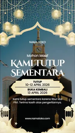 tutup idul fitri