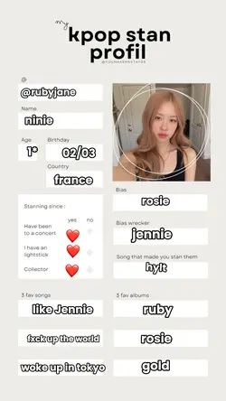 kpop stan profil<3