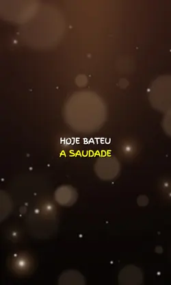 bateu saudade 