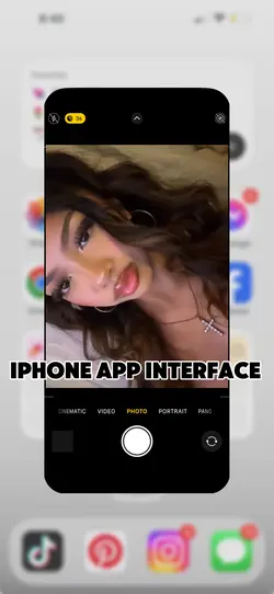 iPhone interface