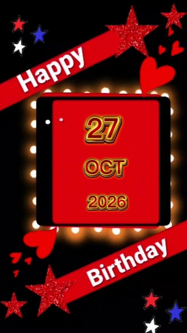 Anniversaire 27 OCTOBRE 