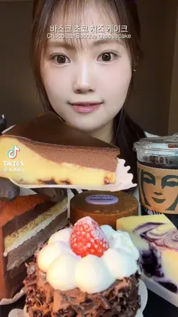 오하루님 5가지 스벅케이크먹방 나눔