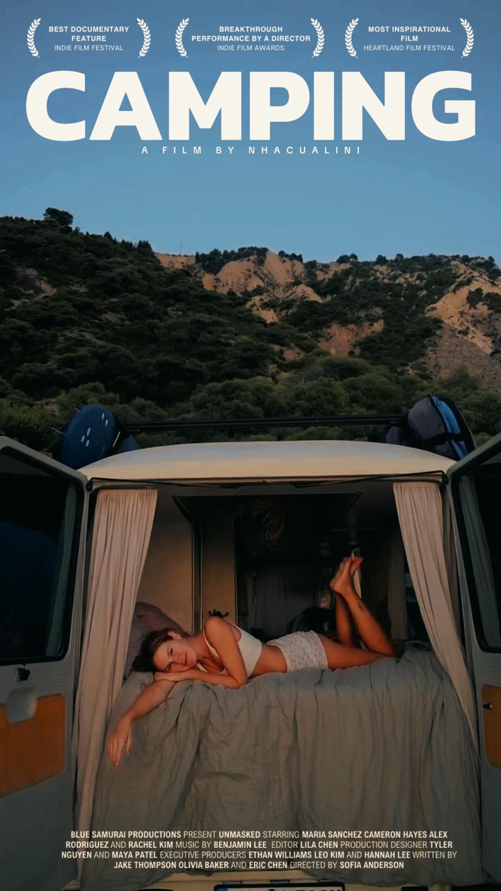 Vlog de filme de acampamento