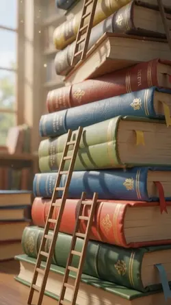stack of books