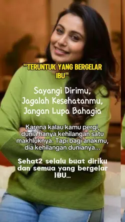 yang bergelar IBu