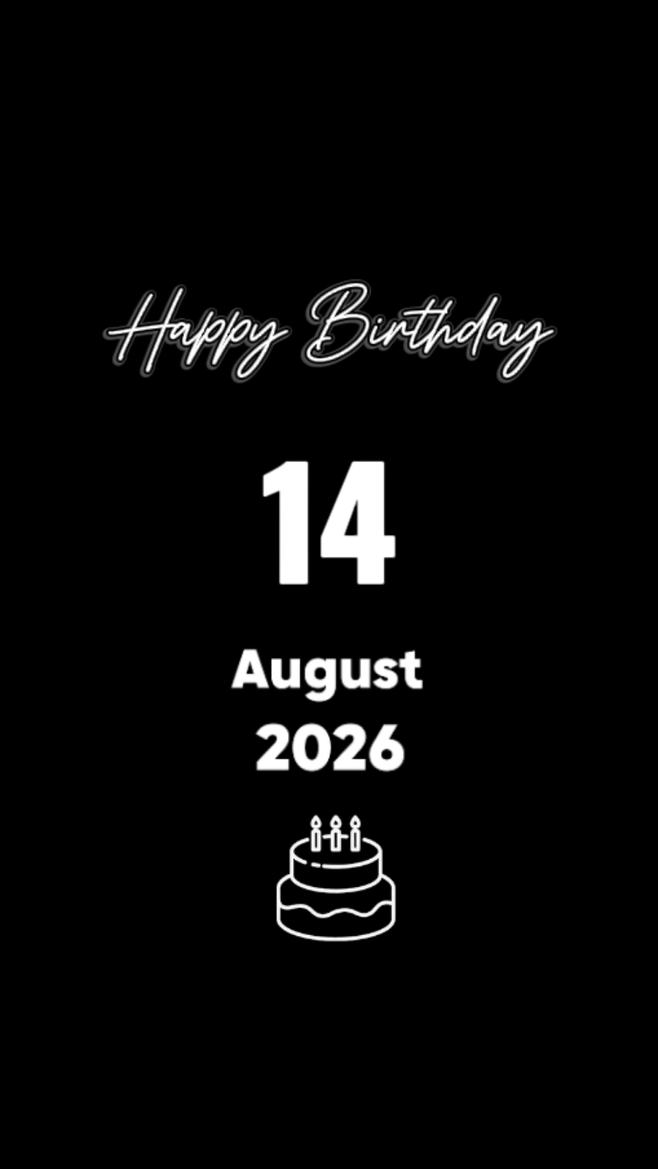 BDAY BABY 14 AUGUST