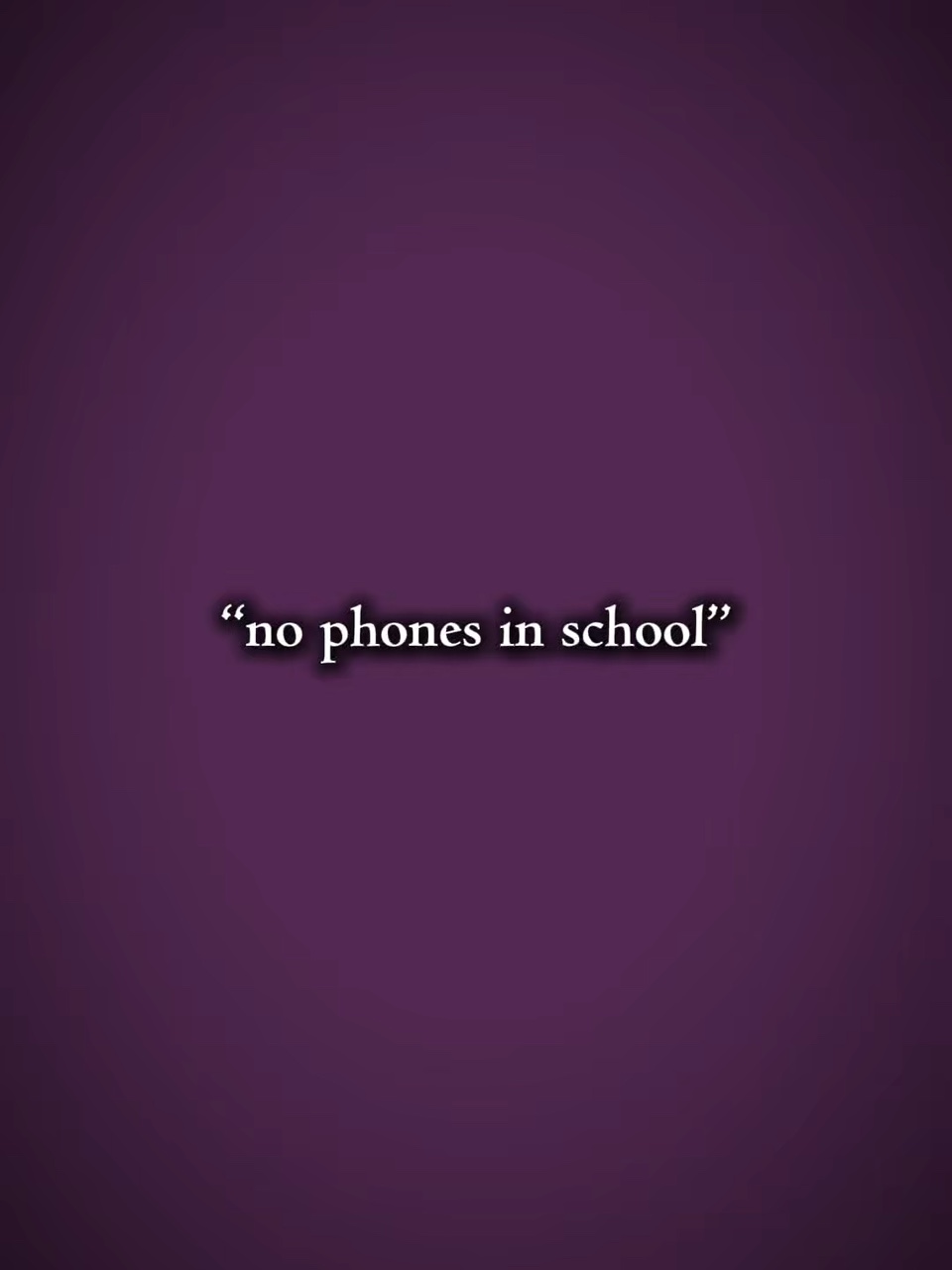 Keine Telefone in der Schule 