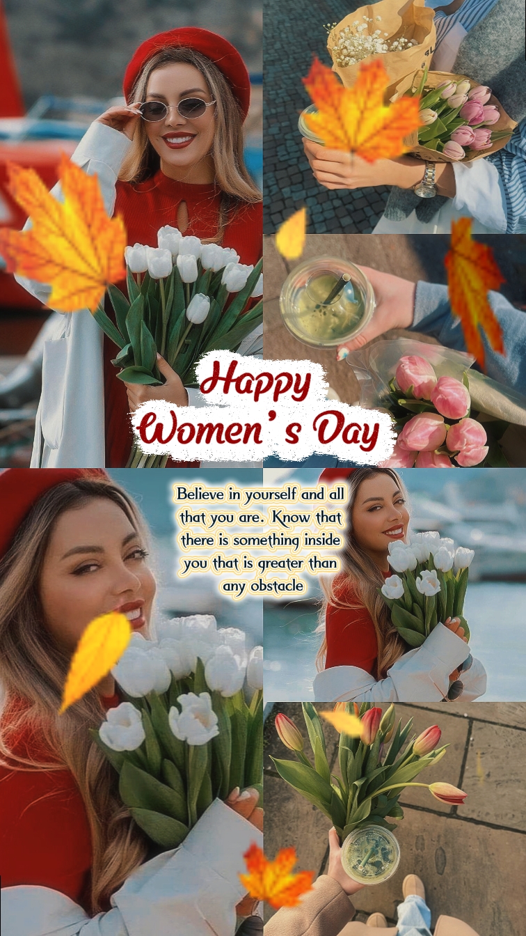 Feliz dia da mulher 