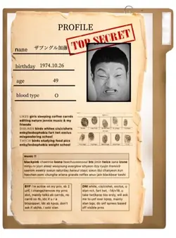 指名手配書風プロフィール