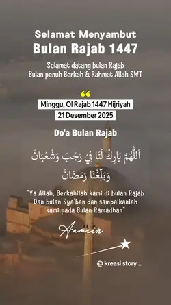 Bulan Rajab 2025