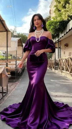 Purple dress