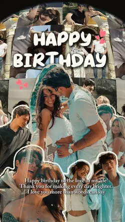 Happy Birthday Love!