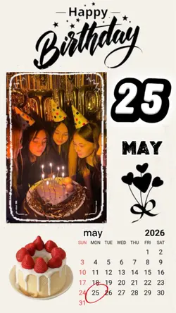 birthday 25 may 2026