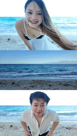 Couple beach trend
