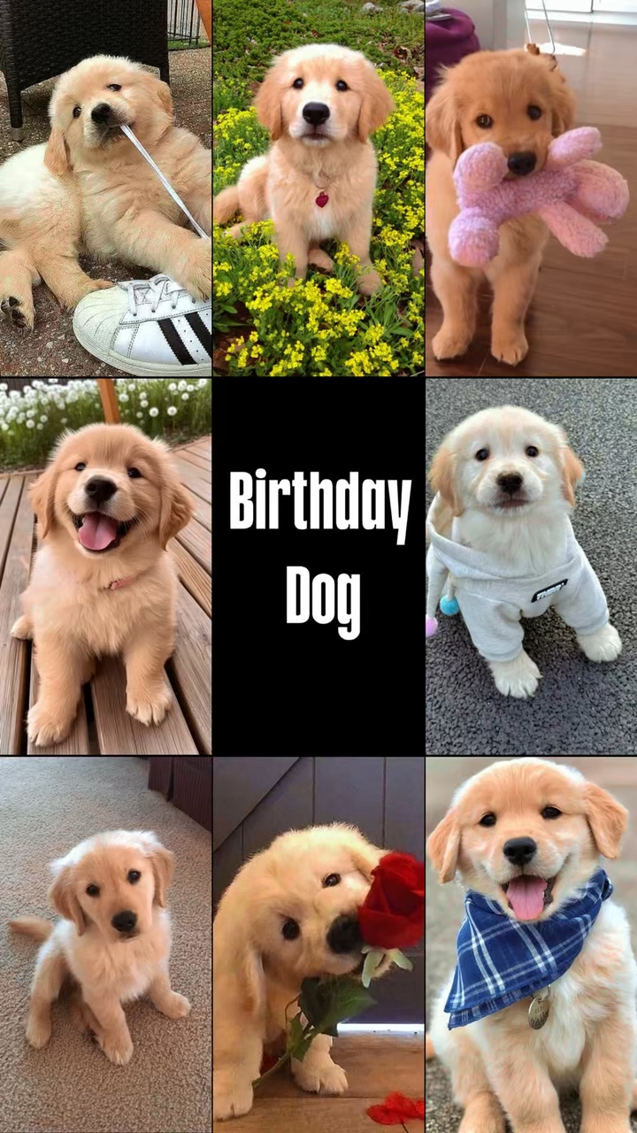 Geburtstag Hund 