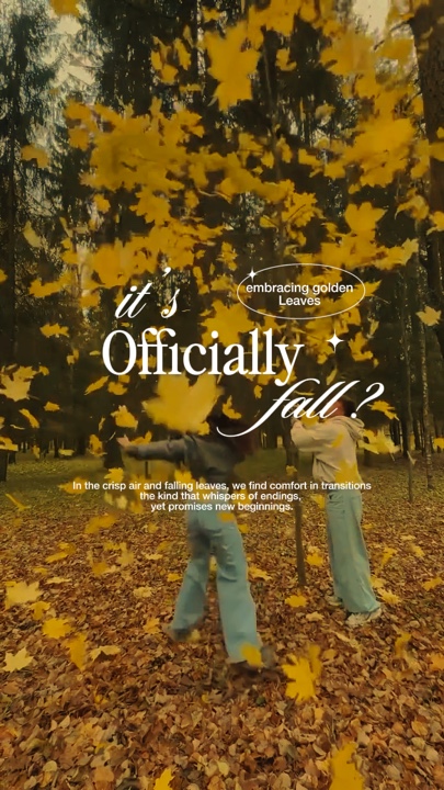 It’s OFFICIALLY FALL