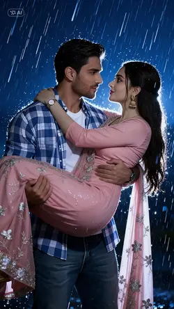 Couple Rain 