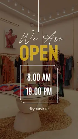 We Are Open