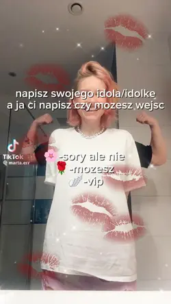 napisz swoich idolów