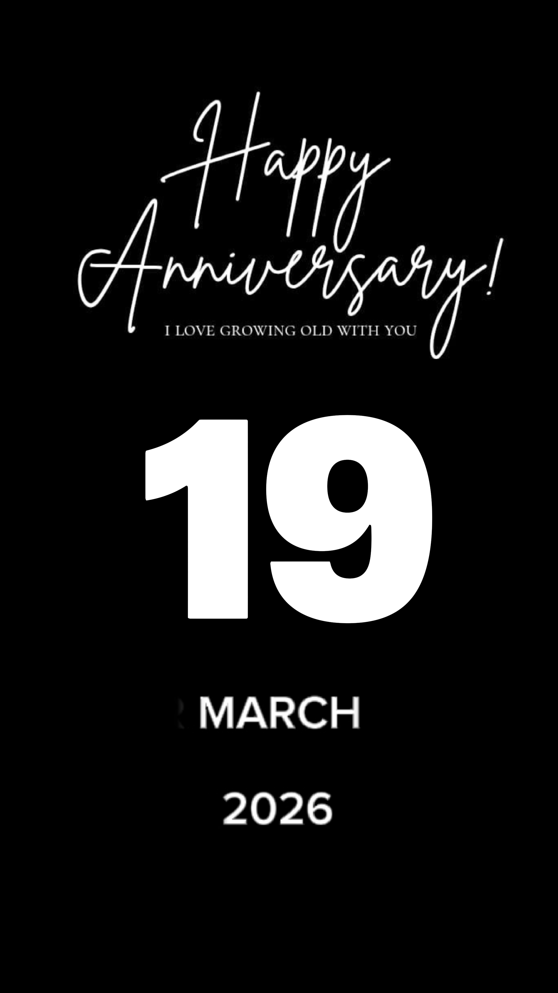 ANNIVERSARY 19 MARCH