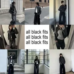 ALL BLACK FITS
