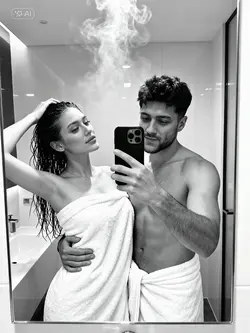 Shower couple photos