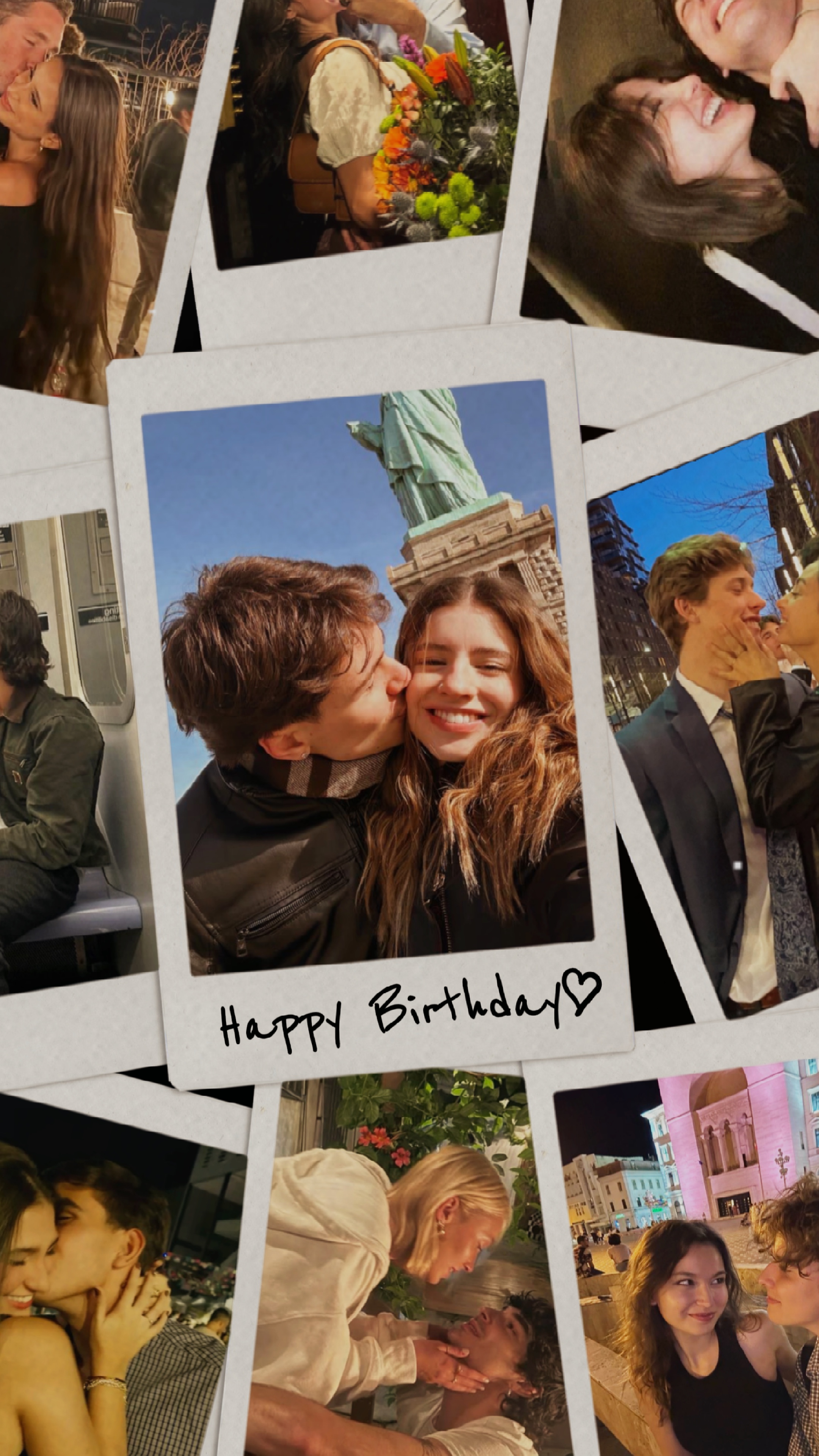 birthday polaroid