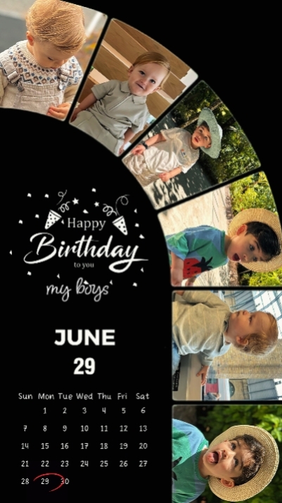 Hbd My Boys 29 june 