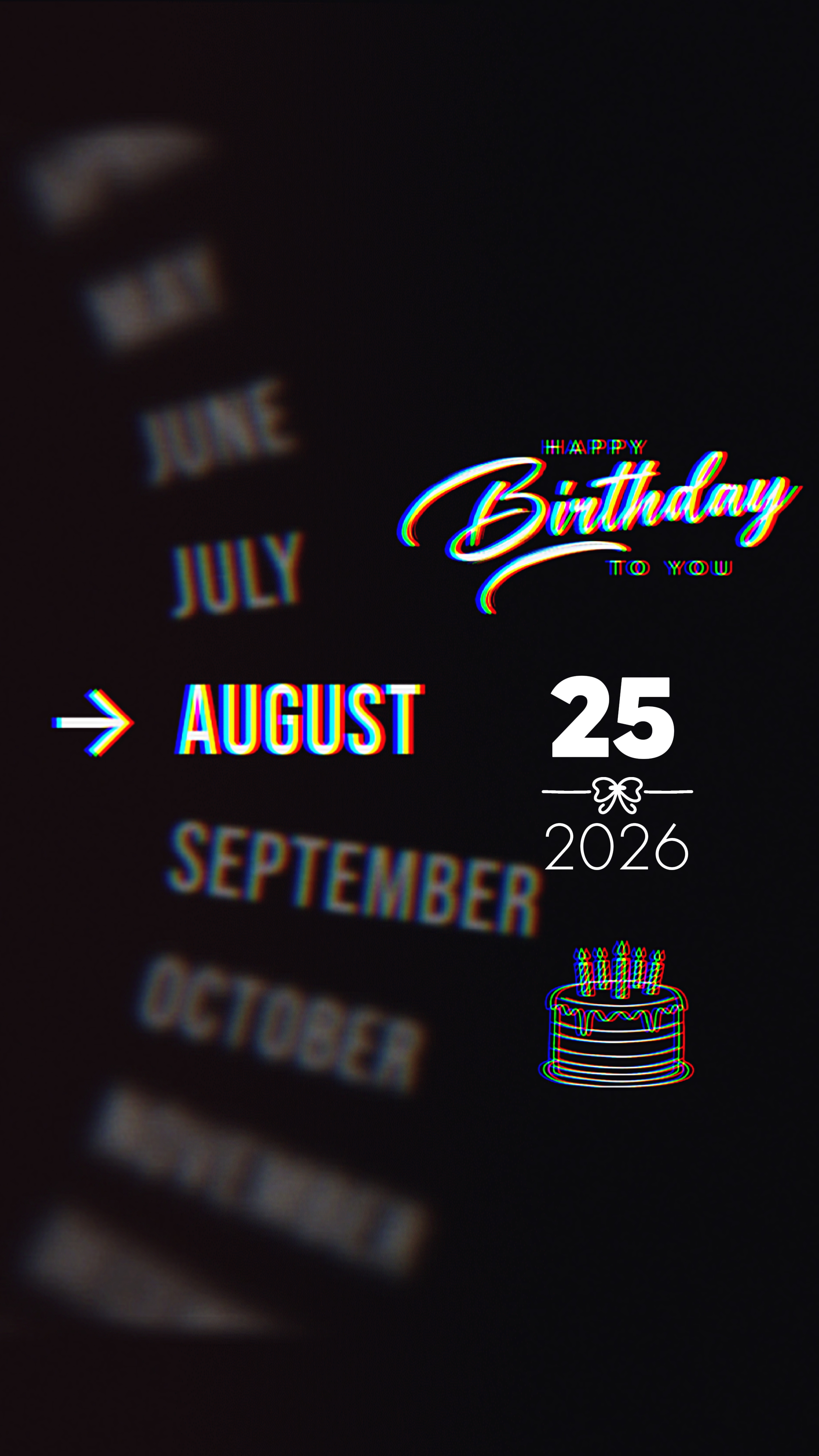 CUMPLEAÑOS 25 DE AGOSTO
