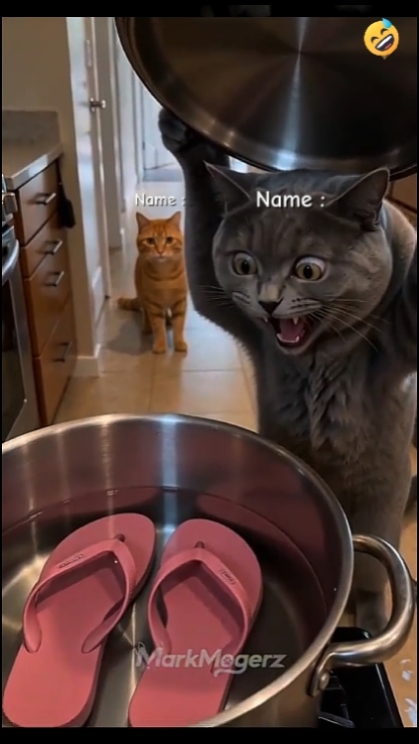 Chat drôle